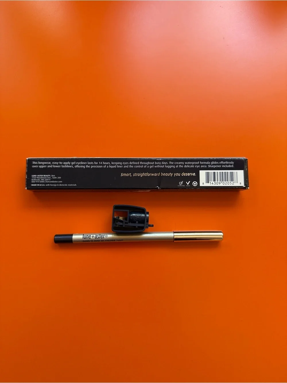 lune+aster swipe+go Dawn to Dusk Gel Eyeliner Pencil in Navy with sharpener NWT